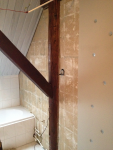 Renovatie badkamerwand zorgboerderij